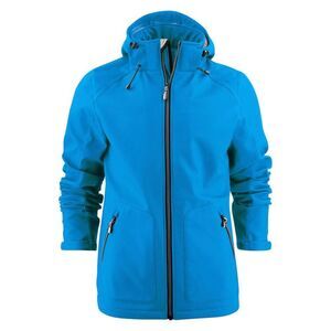 Printer Mens Karting Soft Shell Jacket / Ocean Blue